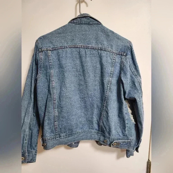 Distressed Denim Jacket - Picture 2 of 6